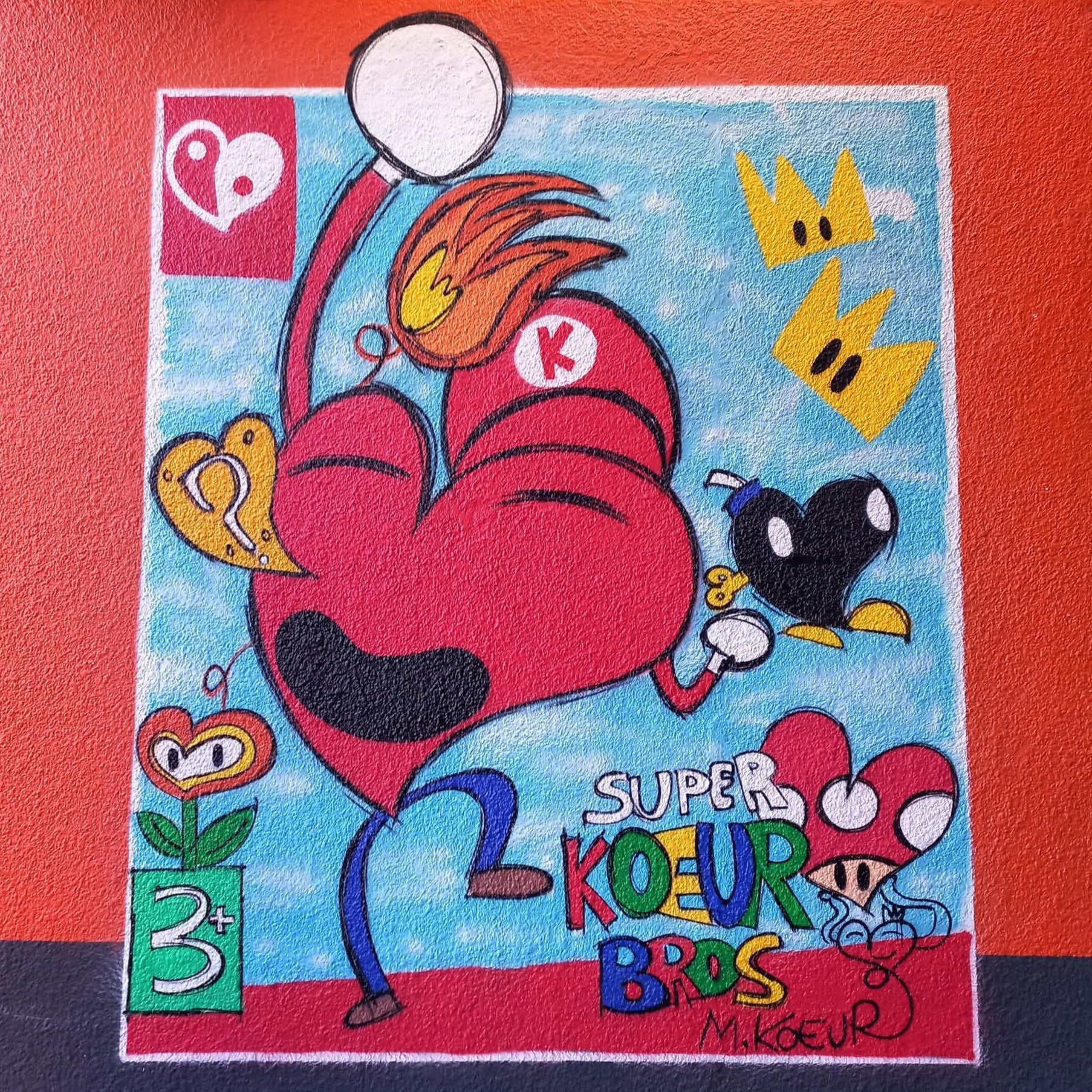 M.KOEUR, l'artiste au grand KOEUR