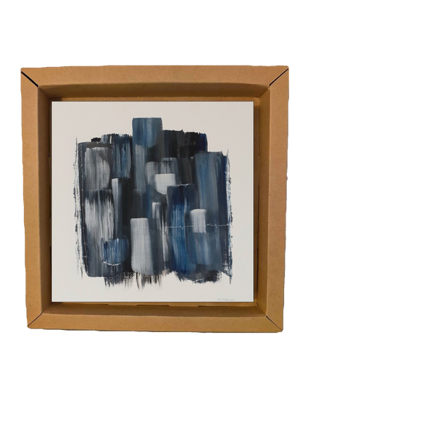 Univers d'artiste exposé sur un cadre